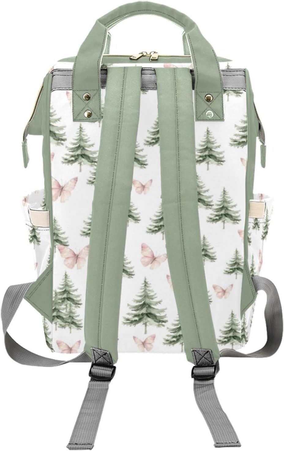 Animals Personalized Diaper Baby Bag with Custom Name – Custom Baby Tote Backpack for Mom, Unique Gift for New Parents, Baby Shower Essentials